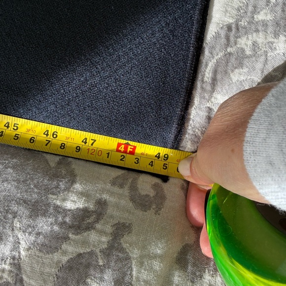 Striped Navy and Pink Poncho Wrap Sweater by MERSEA - Picture 9 of 9